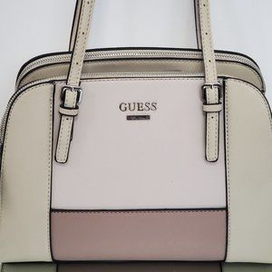 GUESS Classy Creme Shoulder Bag/GUESS Bougie Pink handbag